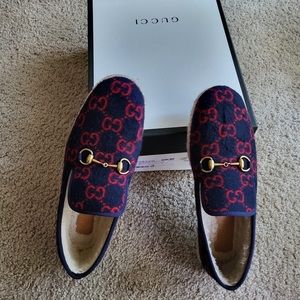 Gucci FRIA wool horsebit accent espadrilles mens.